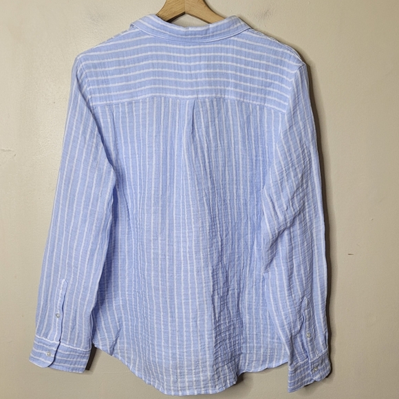 Alice Walk The Striped Organic Cotton Cloud Top Size M NWT - Picture 5 of 11